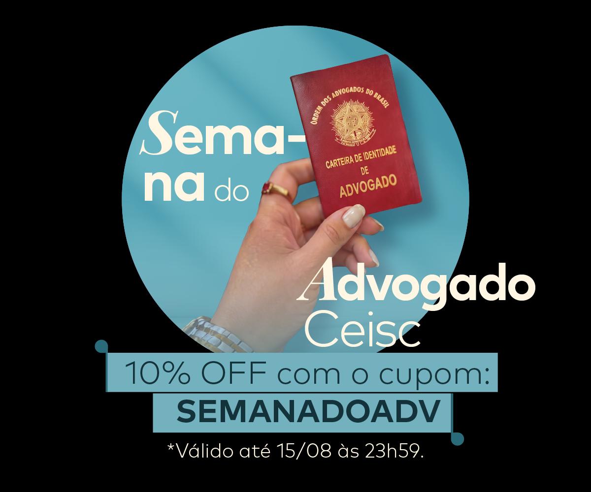 <p><span style="color: rgb(255,255,255);"><strong>Semana do Advogado Ceisc</strong></span></p>